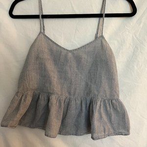 BCBG peplum tank